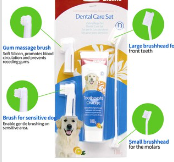 Bioline Dental Care Set For Dog ToothBrush with Beef Flavor 100g